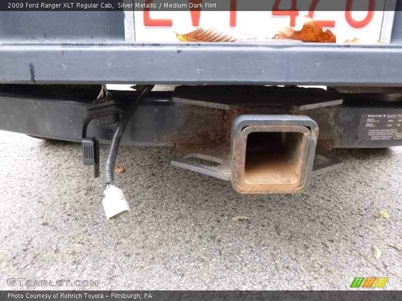 Silver Metallic / Medium Dark Flint 2009 Ford Ranger XLT Regular Cab