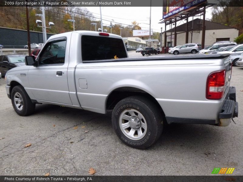 Silver Metallic / Medium Dark Flint 2009 Ford Ranger XLT Regular Cab