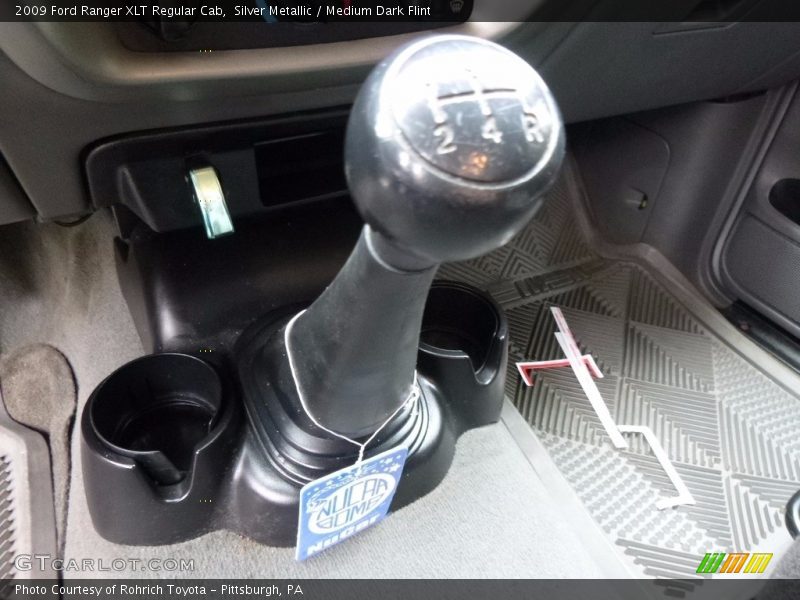 Silver Metallic / Medium Dark Flint 2009 Ford Ranger XLT Regular Cab