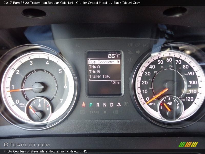 Granite Crystal Metallic / Black/Diesel Gray 2017 Ram 3500 Tradesman Regular Cab 4x4