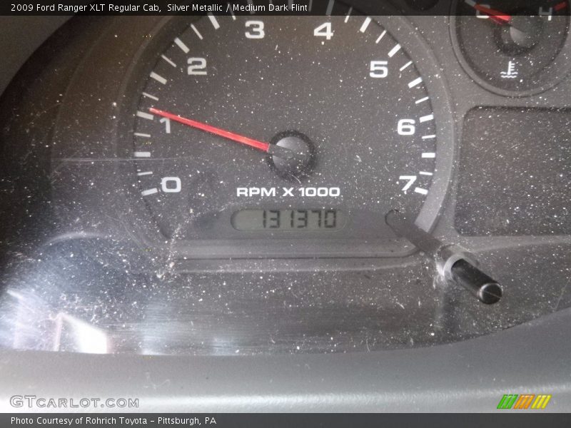 Silver Metallic / Medium Dark Flint 2009 Ford Ranger XLT Regular Cab