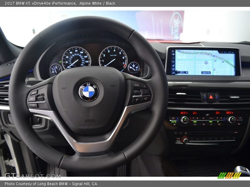 Alpine White / Black 2017 BMW X5 xDrive40e iPerformance