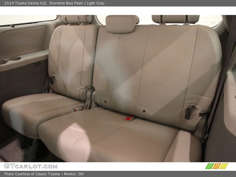 Shoreline Blue Pearl / Light Gray 2014 Toyota Sienna XLE
