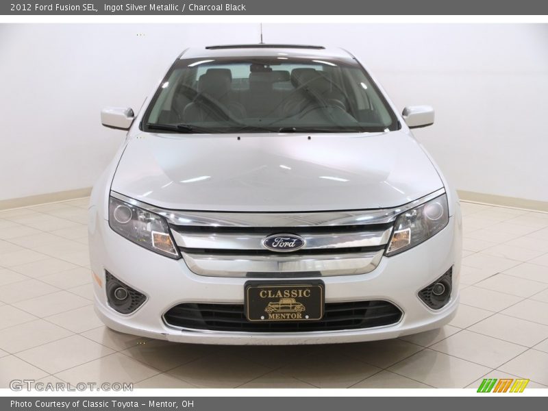 Ingot Silver Metallic / Charcoal Black 2012 Ford Fusion SEL