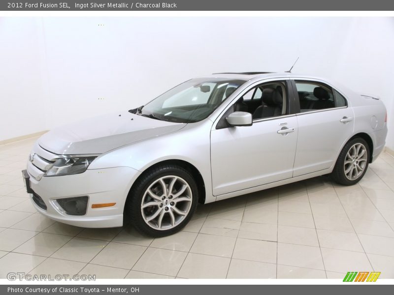 Ingot Silver Metallic / Charcoal Black 2012 Ford Fusion SEL