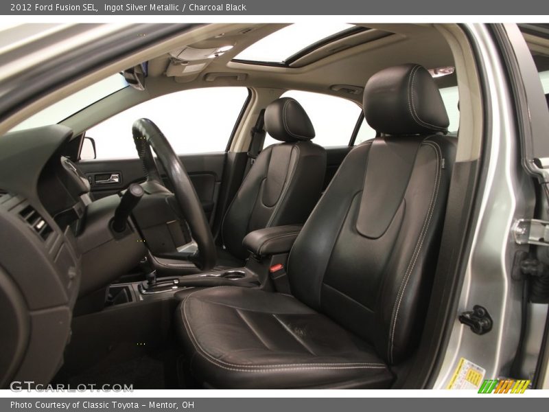 Ingot Silver Metallic / Charcoal Black 2012 Ford Fusion SEL
