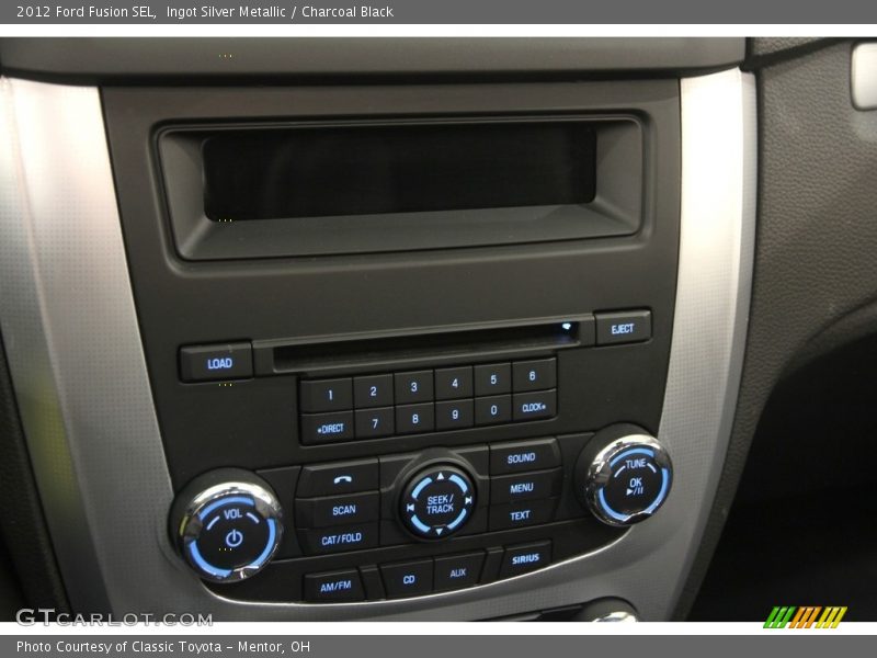 Ingot Silver Metallic / Charcoal Black 2012 Ford Fusion SEL