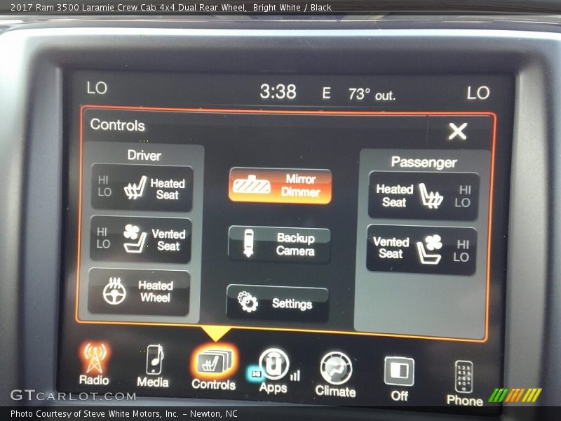 Bright White / Black 2017 Ram 3500 Laramie Crew Cab 4x4 Dual Rear Wheel