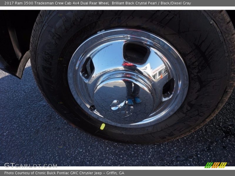 Brilliant Black Crystal Pearl / Black/Diesel Gray 2017 Ram 3500 Tradesman Crew Cab 4x4 Dual Rear Wheel