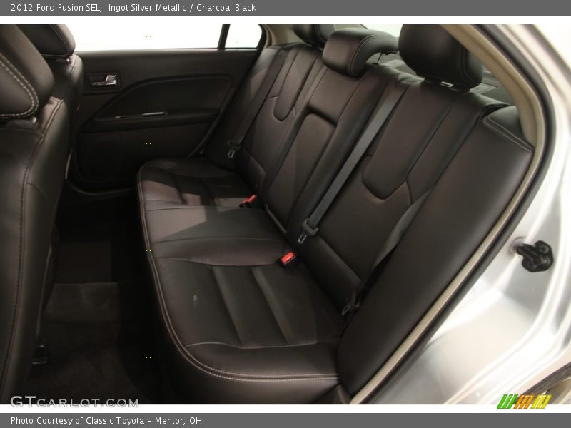 Ingot Silver Metallic / Charcoal Black 2012 Ford Fusion SEL
