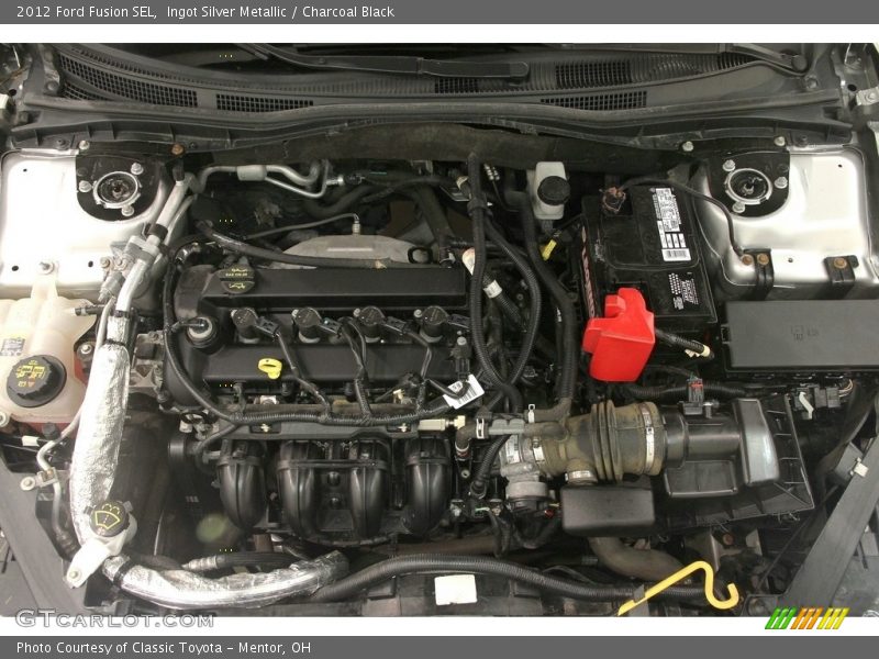 Ingot Silver Metallic / Charcoal Black 2012 Ford Fusion SEL