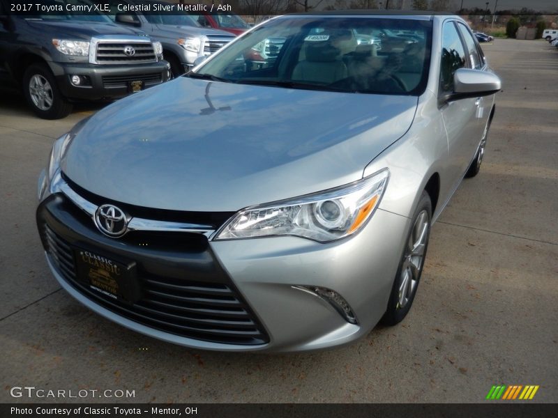 Celestial Silver Metallic / Ash 2017 Toyota Camry XLE