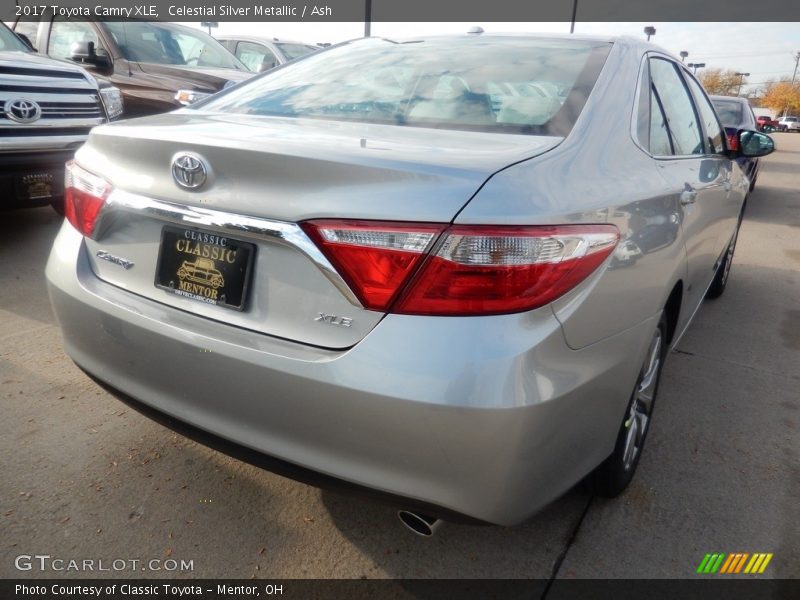 Celestial Silver Metallic / Ash 2017 Toyota Camry XLE