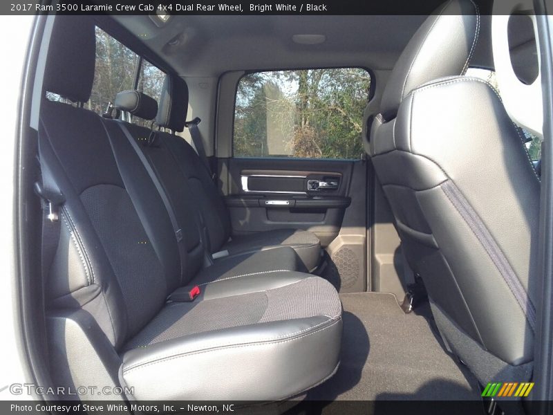 Bright White / Black 2017 Ram 3500 Laramie Crew Cab 4x4 Dual Rear Wheel