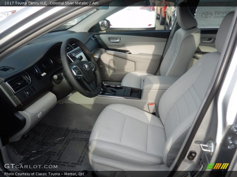 Celestial Silver Metallic / Ash 2017 Toyota Camry XLE