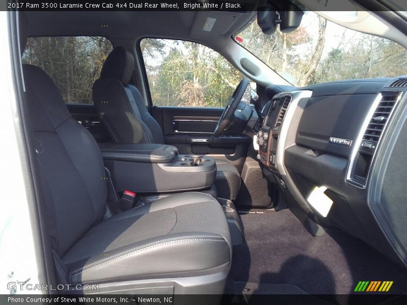 Bright White / Black 2017 Ram 3500 Laramie Crew Cab 4x4 Dual Rear Wheel