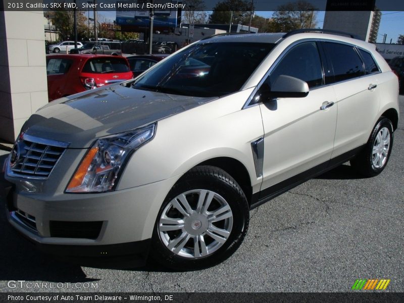 Silver Coast Metallic / Ebony/Ebony 2013 Cadillac SRX FWD