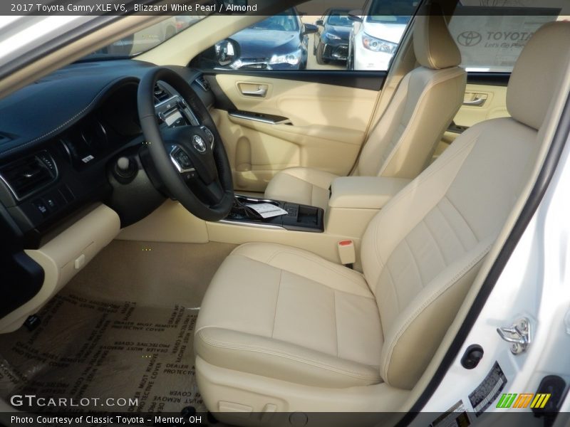  2017 Camry XLE V6 Almond Interior
