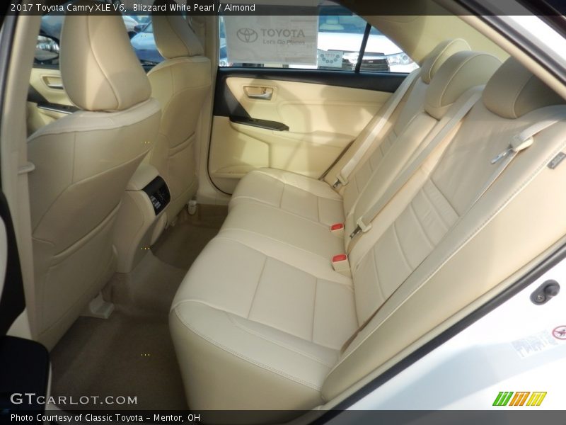 Rear Seat of 2017 Camry XLE V6