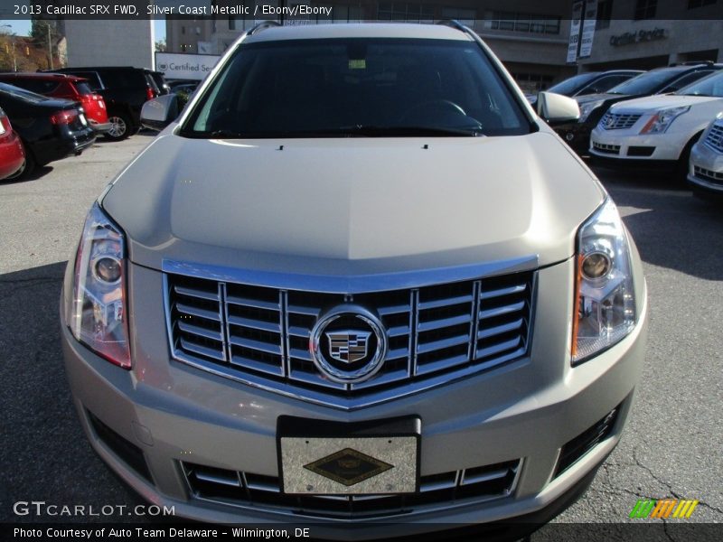 Silver Coast Metallic / Ebony/Ebony 2013 Cadillac SRX FWD