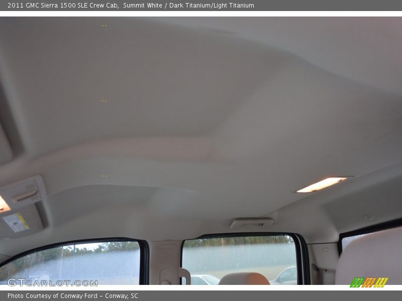 Summit White / Dark Titanium/Light Titanium 2011 GMC Sierra 1500 SLE Crew Cab