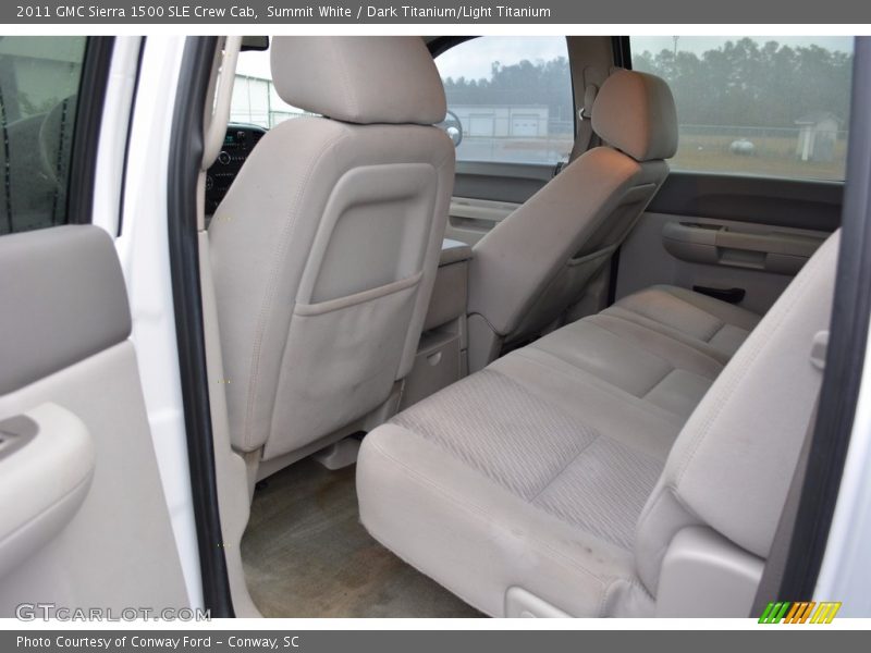 Summit White / Dark Titanium/Light Titanium 2011 GMC Sierra 1500 SLE Crew Cab