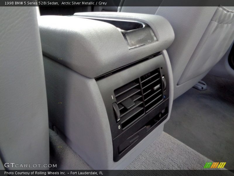 Arctic Silver Metallic / Grey 1998 BMW 5 Series 528i Sedan