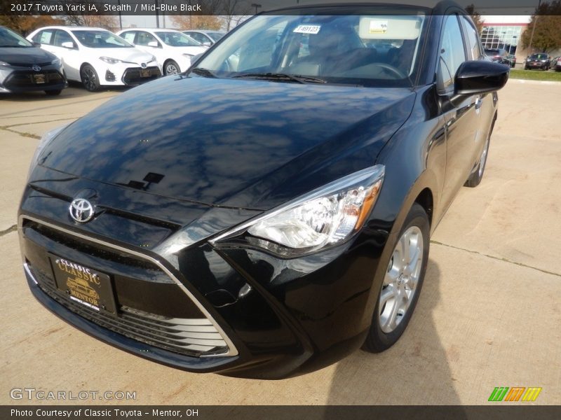 Stealth / Mid-Blue Black 2017 Toyota Yaris iA
