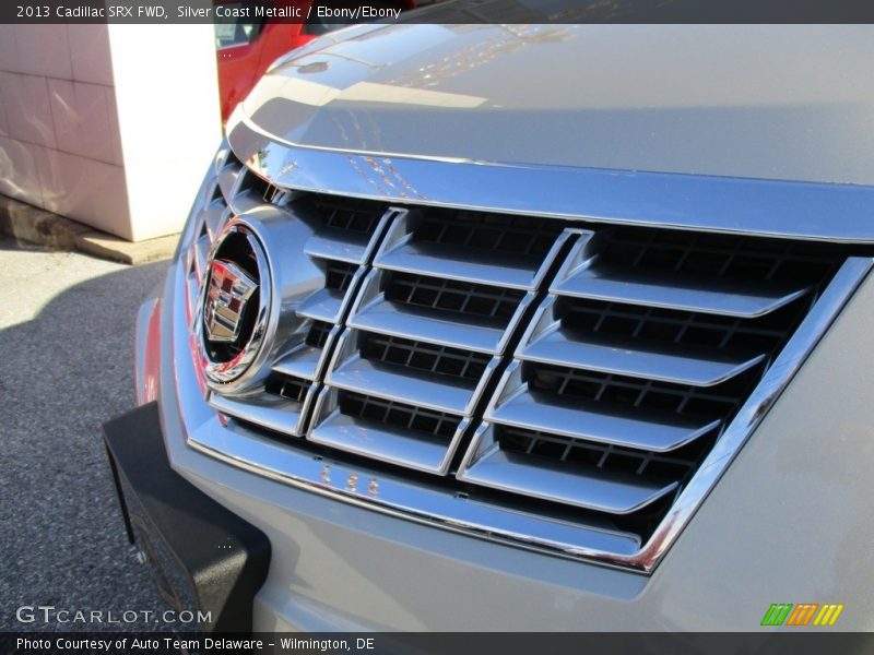 Silver Coast Metallic / Ebony/Ebony 2013 Cadillac SRX FWD