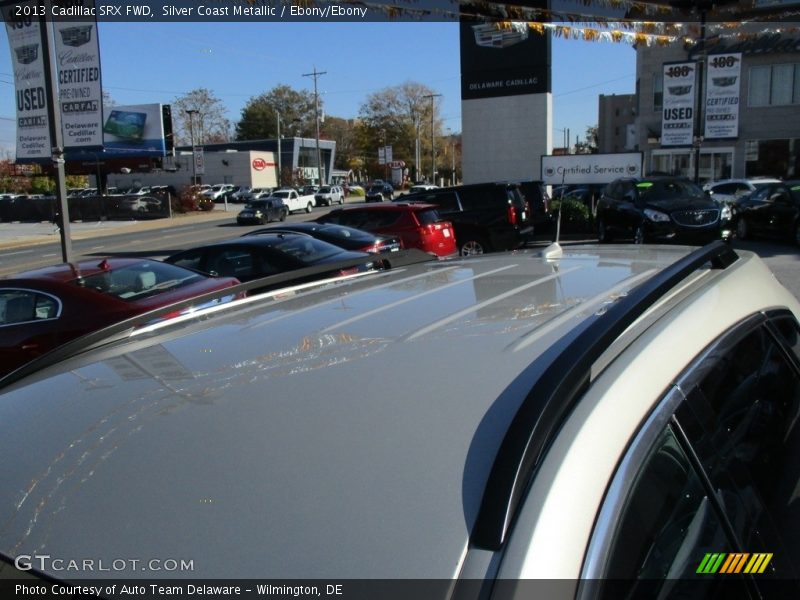 Silver Coast Metallic / Ebony/Ebony 2013 Cadillac SRX FWD