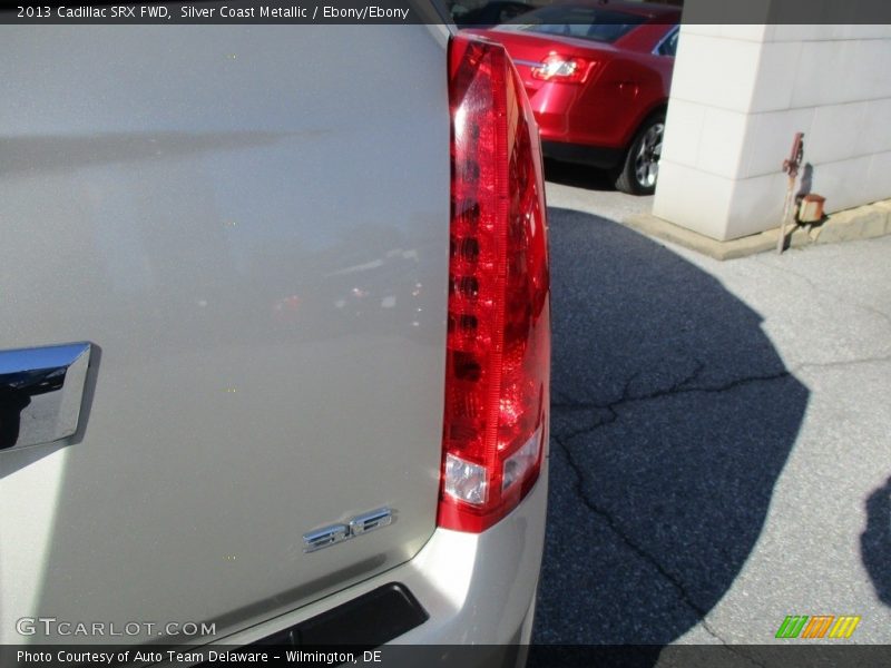 Silver Coast Metallic / Ebony/Ebony 2013 Cadillac SRX FWD