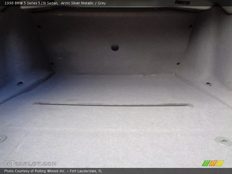 Arctic Silver Metallic / Grey 1998 BMW 5 Series 528i Sedan