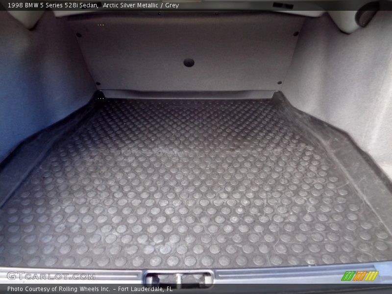 Arctic Silver Metallic / Grey 1998 BMW 5 Series 528i Sedan