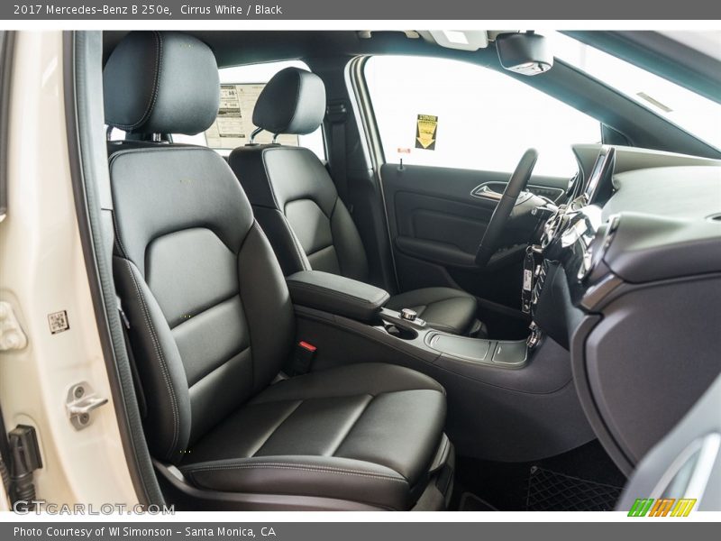  2017 B 250e Black Interior