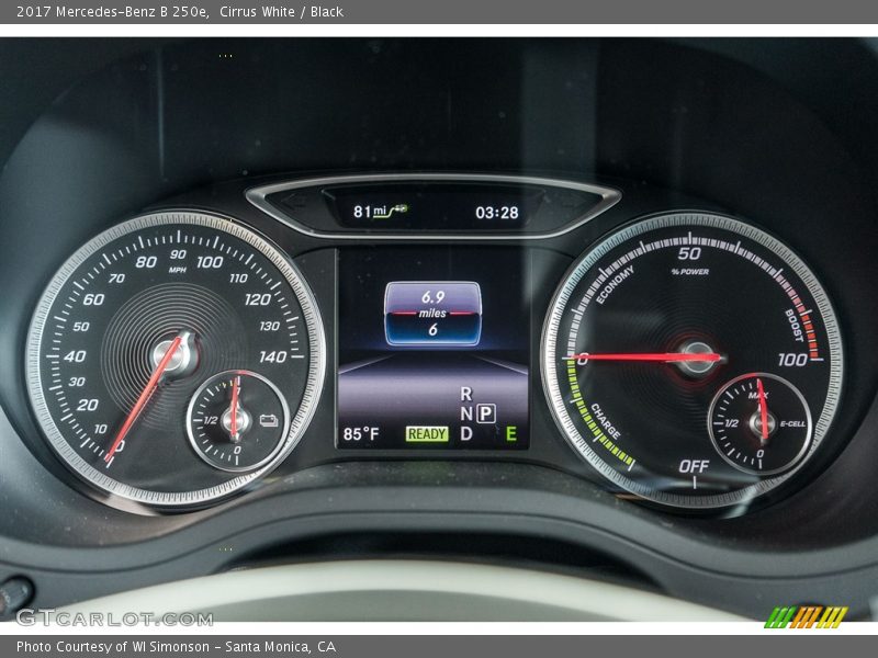  2017 B 250e 250e Gauges