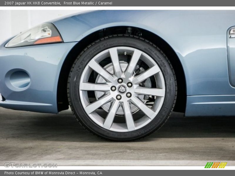 Frost Blue Metallic / Caramel 2007 Jaguar XK XK8 Convertible