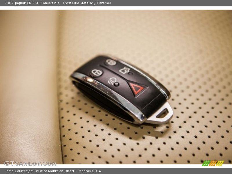 Frost Blue Metallic / Caramel 2007 Jaguar XK XK8 Convertible