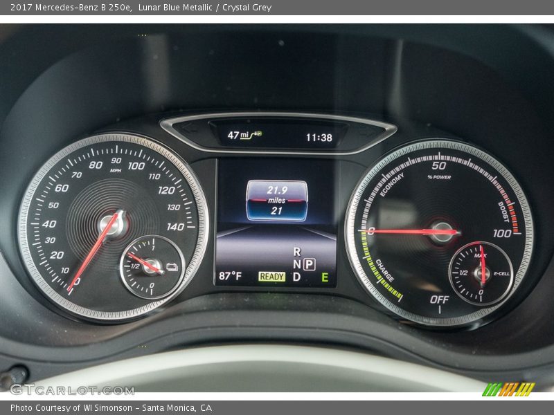  2017 B 250e 250e Gauges