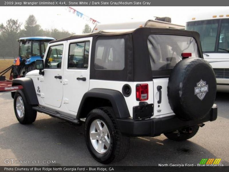 Stone White / Dark Slate Gray/Medium Slate Gray 2009 Jeep Wrangler Unlimited X 4x4