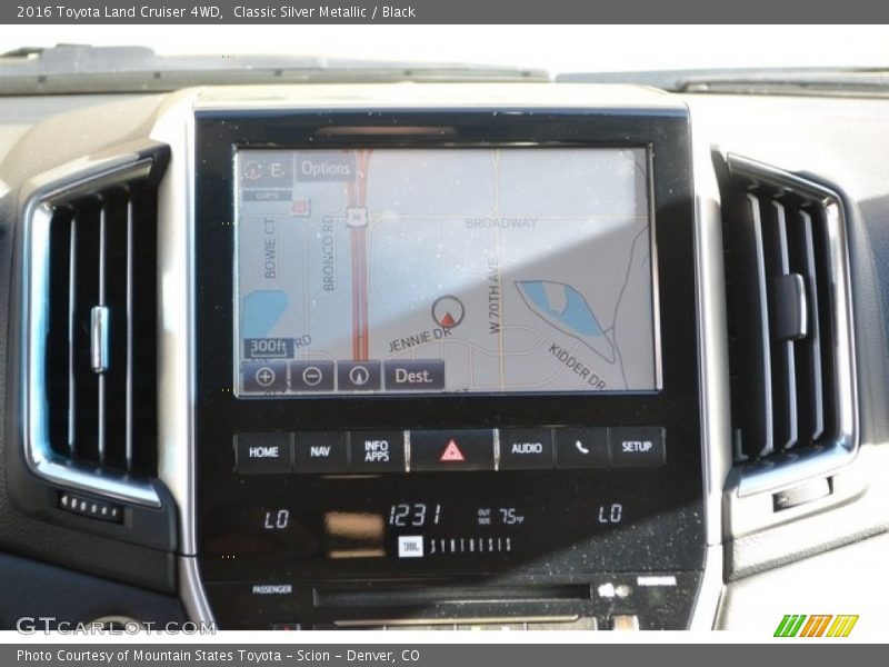 Classic Silver Metallic / Black 2016 Toyota Land Cruiser 4WD