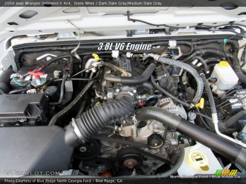 Stone White / Dark Slate Gray/Medium Slate Gray 2009 Jeep Wrangler Unlimited X 4x4