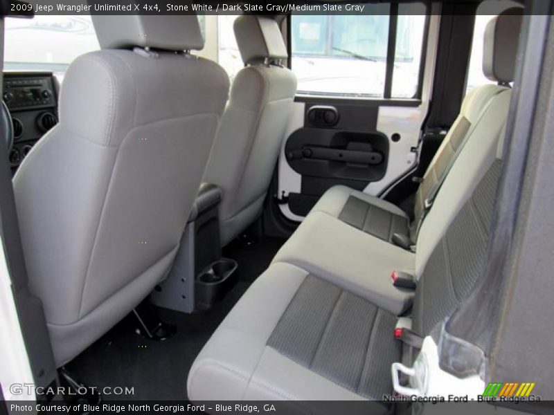 Stone White / Dark Slate Gray/Medium Slate Gray 2009 Jeep Wrangler Unlimited X 4x4