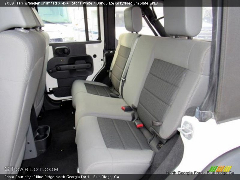 Stone White / Dark Slate Gray/Medium Slate Gray 2009 Jeep Wrangler Unlimited X 4x4