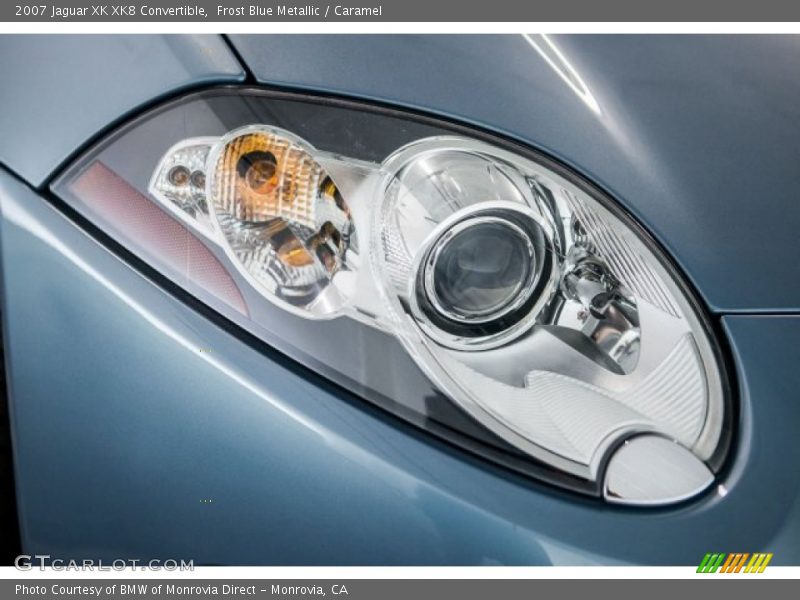 Frost Blue Metallic / Caramel 2007 Jaguar XK XK8 Convertible