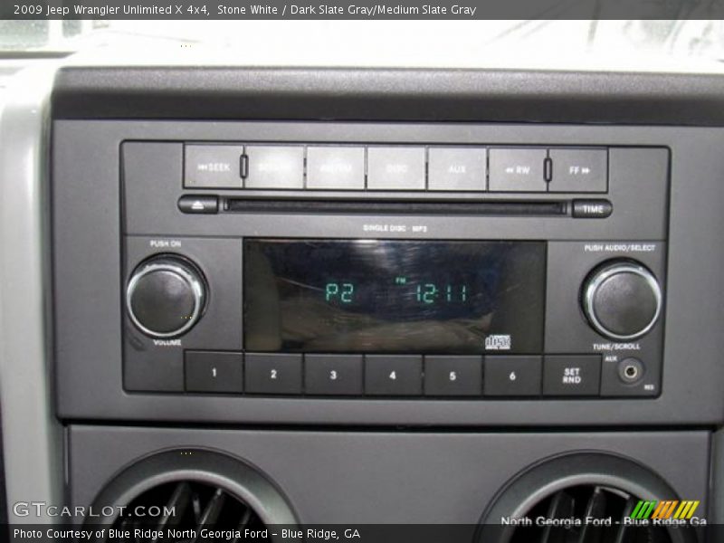 Stone White / Dark Slate Gray/Medium Slate Gray 2009 Jeep Wrangler Unlimited X 4x4