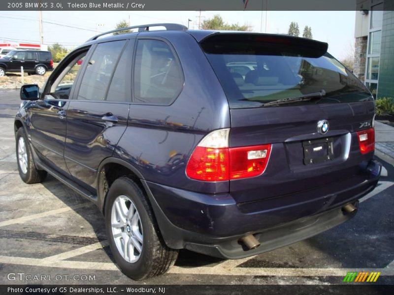 Toledo Blue Metallic / Grey 2005 BMW X5 3.0i
