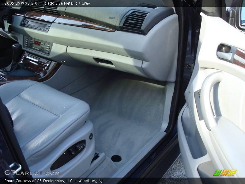 Toledo Blue Metallic / Grey 2005 BMW X5 3.0i