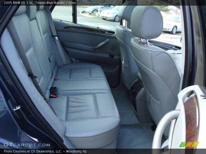 Toledo Blue Metallic / Grey 2005 BMW X5 3.0i