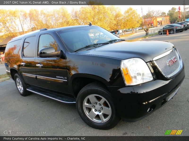 Onyx Black / Ebony Black 2007 GMC Yukon XL Denali AWD