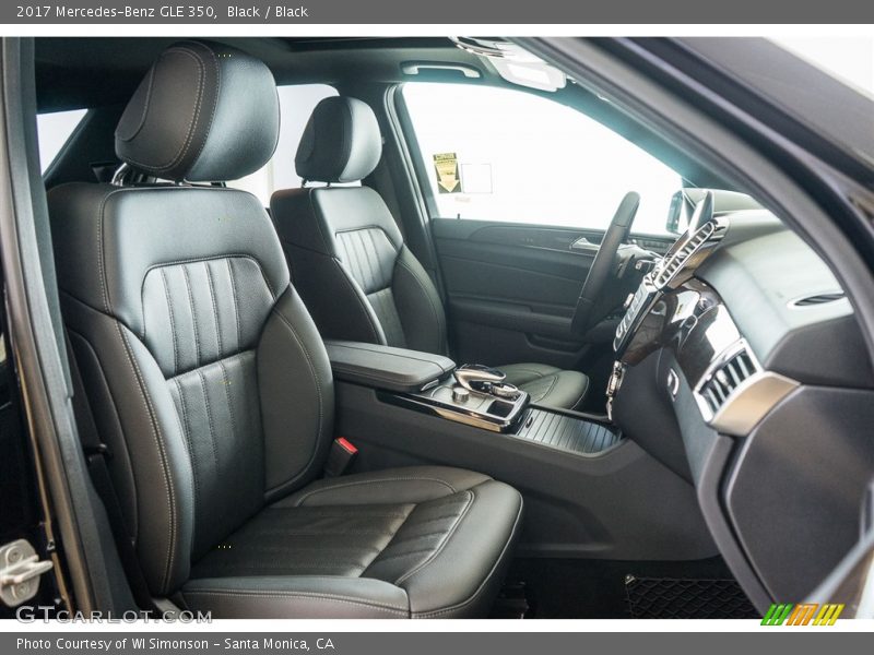 Black / Black 2017 Mercedes-Benz GLE 350
